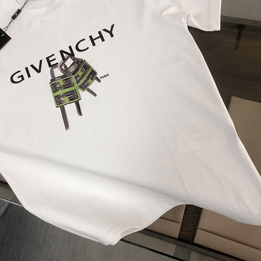 ジバンシイコピー の新しい プリントデザインカップル半袖Tシャツ