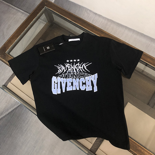 ジバンシイ の新しい プリントデザインカップル半袖Tシャツ