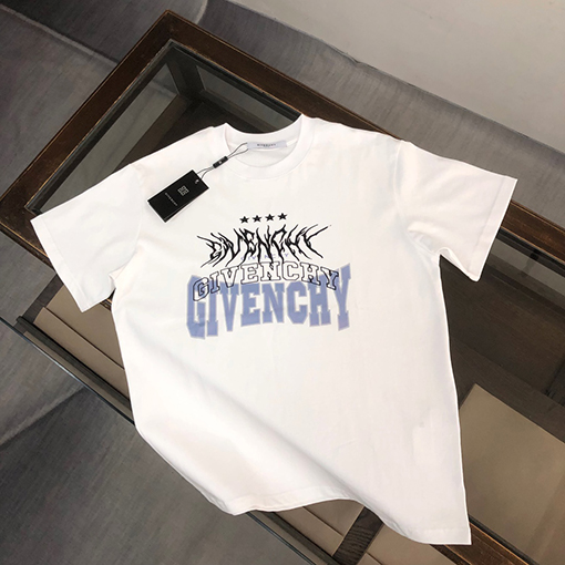 ジバンシイ の新しい プリントデザインカップル半袖Tシャツ