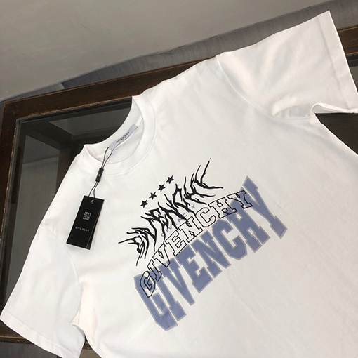 ジバンシイ の新しい プリントデザインカップル半袖Tシャツ