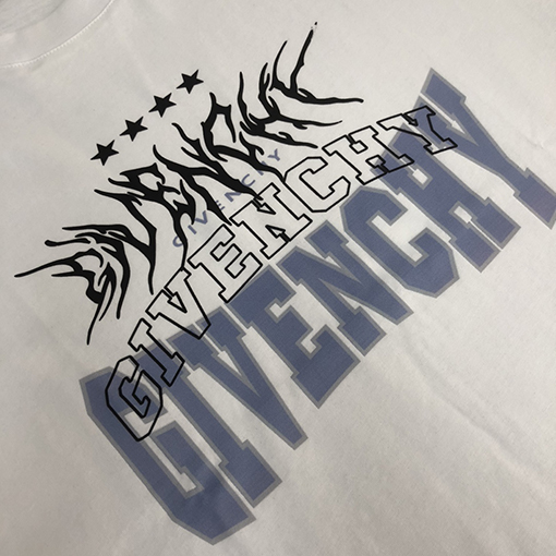 ジバンシイ の新しい プリントデザインカップル半袖Tシャツ