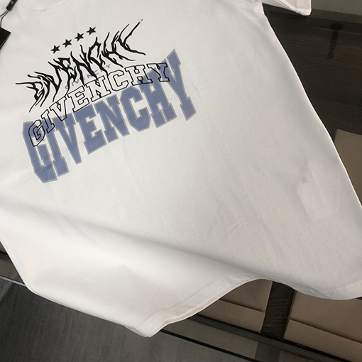 ジバンシイ の新しい プリントデザインカップル半袖Tシャツ