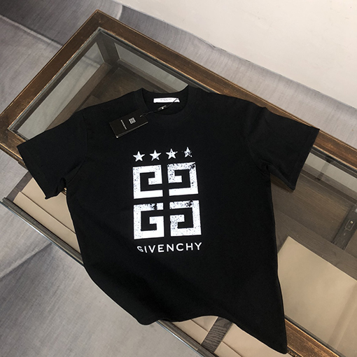 ジバンシイ 新しい パターンプリントカップル半袖Tシャツ