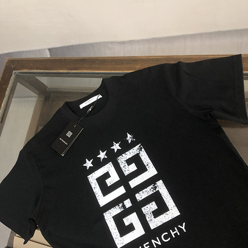 ジバンシイ 新しい パターンプリントカップル半袖Tシャツ