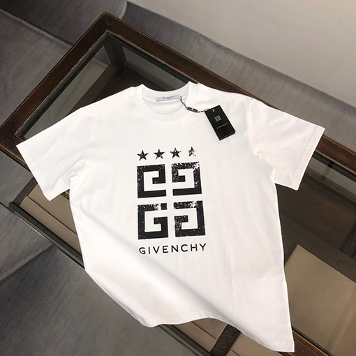 ジバンシイ 新しい パターンプリントカップル半袖Tシャツ