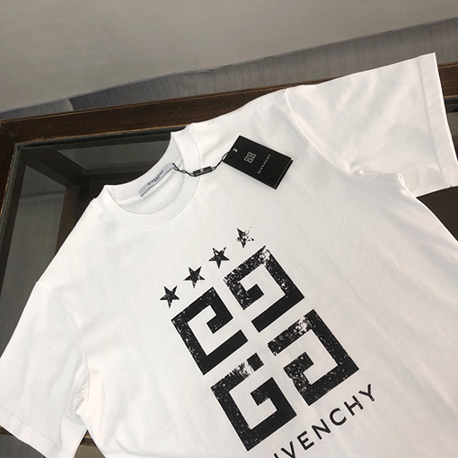 ジバンシイ 新しい パターンプリントカップル半袖Tシャツ