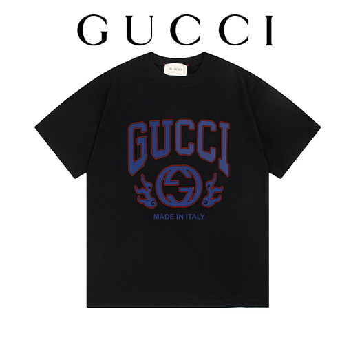 グッチスーパーコピー アニマルプリントパターン半袖Tシャツ