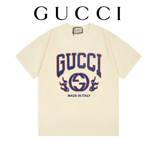グッチスーパーコピー アニマルプリントパターン半袖Tシャツ