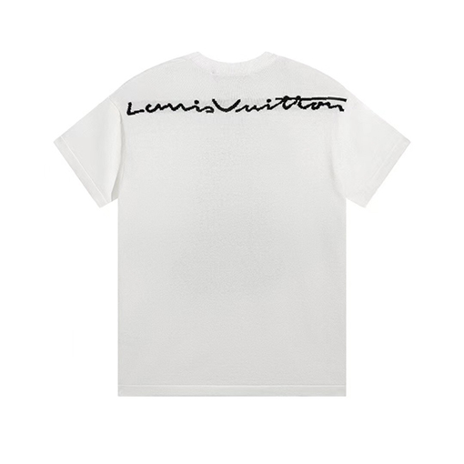 ルイヴィトンスーパーコピー  漫画のキャラクターニット半袖Tシャツ