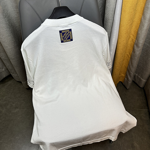 ルイヴィトン アルファベットサラウンド袖口半袖Tシャツ