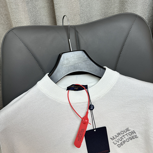 ルイヴィトン アルファベットサラウンド袖口半袖Tシャツ