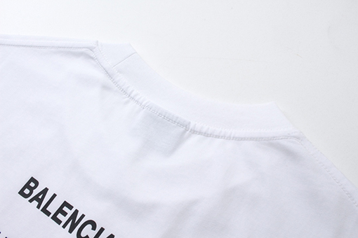バレンシアガスーパーコピー   プリント半袖Tシャツ