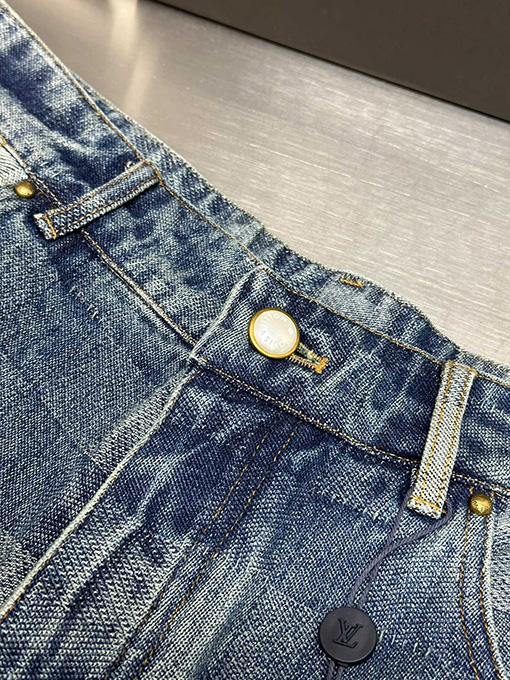 ルイヴィトン モザイクデニムパンツ