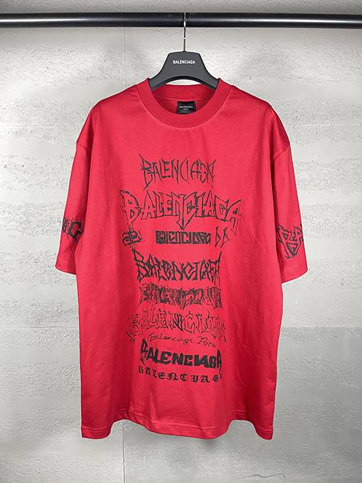 バレンシアガ   ドラゴンイヤー限定プリント半袖Tシャツ