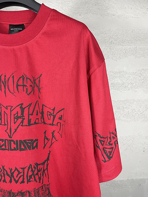 バレンシアガ   ドラゴンイヤー限定プリント半袖Tシャツ