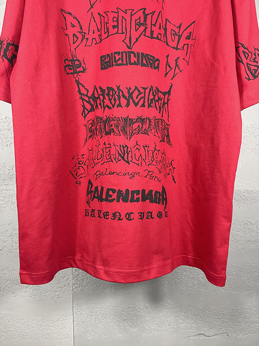 バレンシアガ   ドラゴンイヤー限定プリント半袖Tシャツ