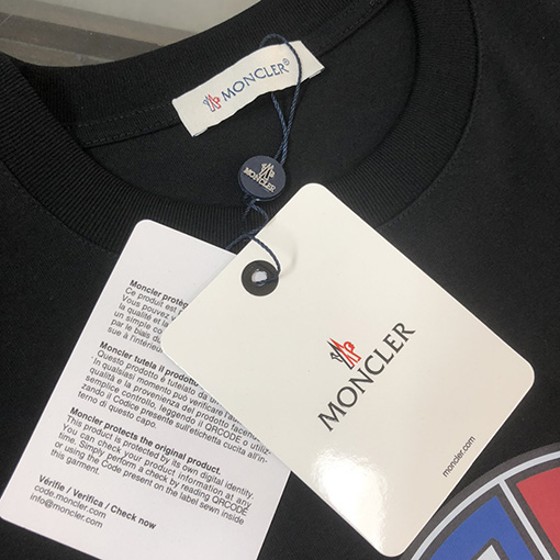 モンクレールスーパーコピー プリントロゴ半袖Tシャツ
