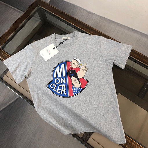 モンクレールスーパーコピー プリントロゴ半袖Tシャツ