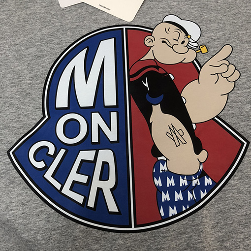 モンクレールスーパーコピー プリントロゴ半袖Tシャツ
