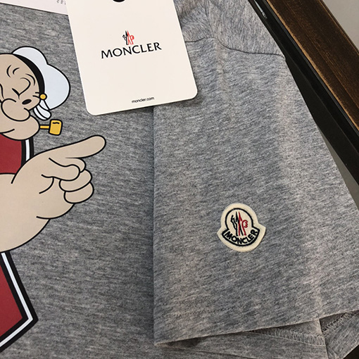 モンクレールスーパーコピー プリントロゴ半袖Tシャツ