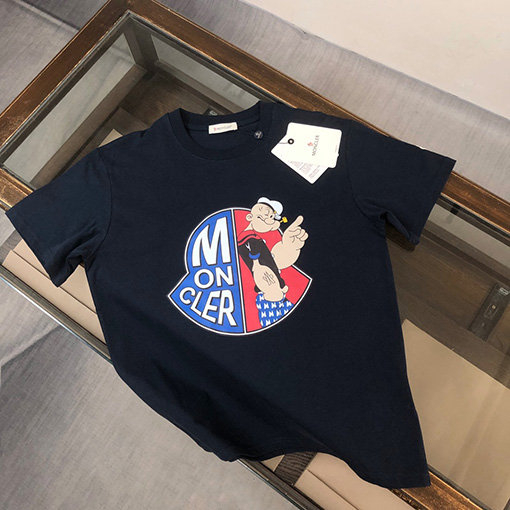 モンクレールスーパーコピー プリントロゴ半袖Tシャツ