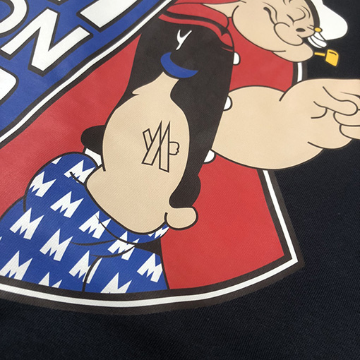 モンクレールスーパーコピー プリントロゴ半袖Tシャツ