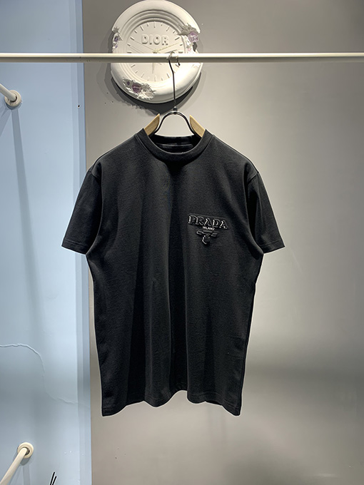 プラダ ブレスレットロゴエンボスロゴ半袖Tシャツ