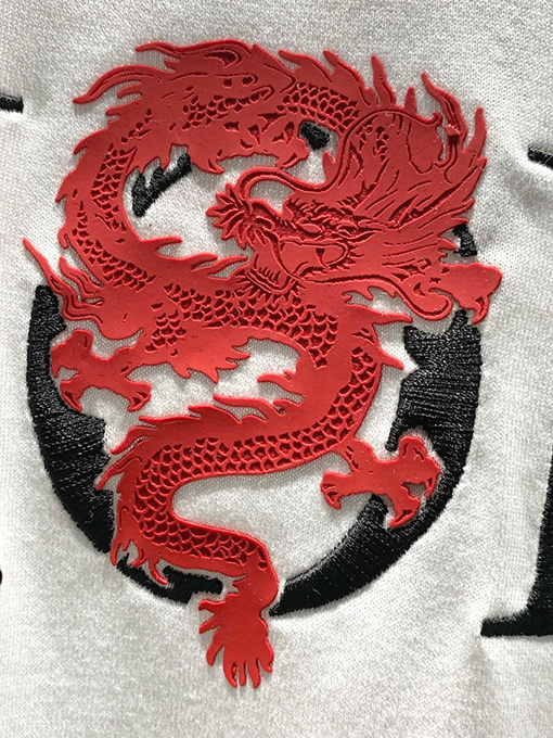 ディオールコピー ドラゴントーテム刺繍半袖Tシャツ