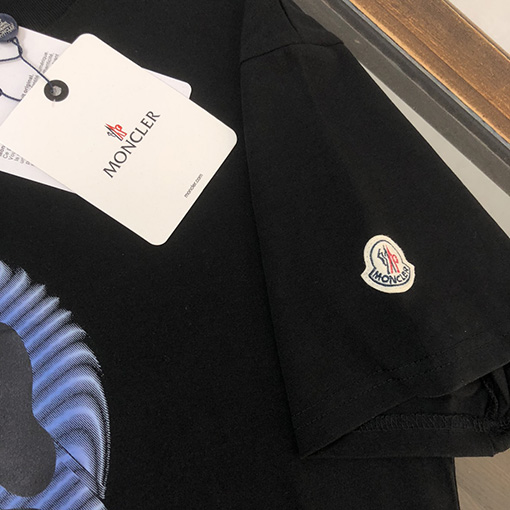 モンクレール プリントロゴ半袖Tシャツ