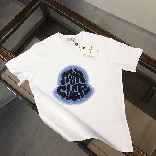 モンクレール プリントロゴ半袖Tシャツ