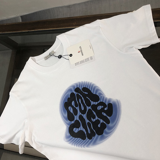 モンクレール プリントロゴ半袖Tシャツ