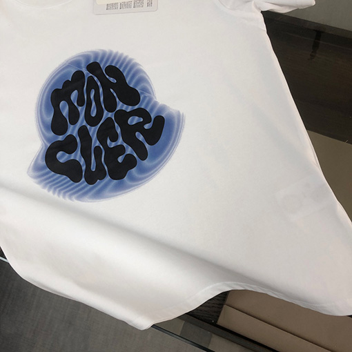 モンクレール プリントロゴ半袖Tシャツ