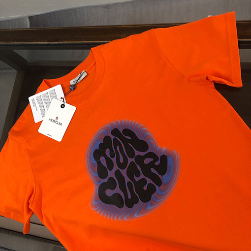 モンクレール プリントロゴ半袖Tシャツ