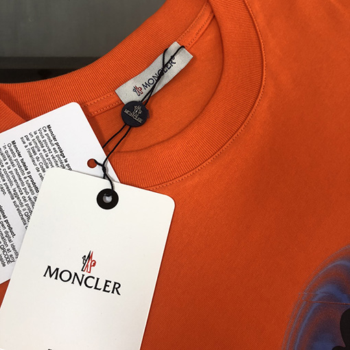 モンクレール プリントロゴ半袖Tシャツ