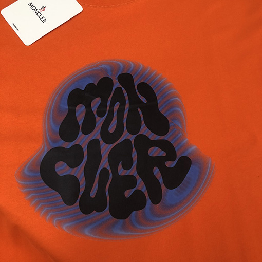 モンクレール プリントロゴ半袖Tシャツ