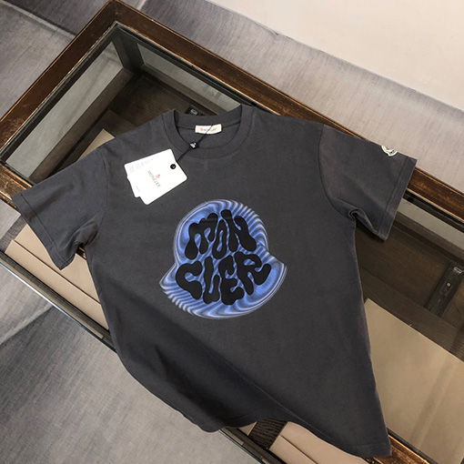 モンクレール プリントロゴ半袖Tシャツ
