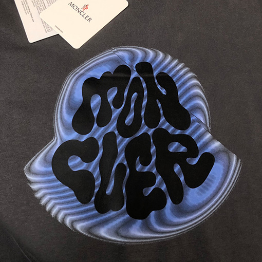 モンクレール プリントロゴ半袖Tシャツ