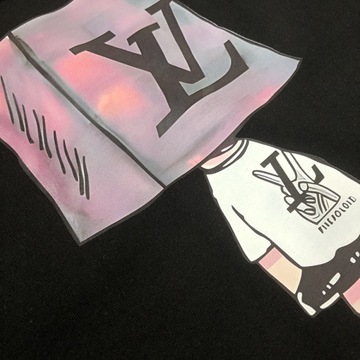ルイヴィトン プリントロゴ柄半袖Tシャツ