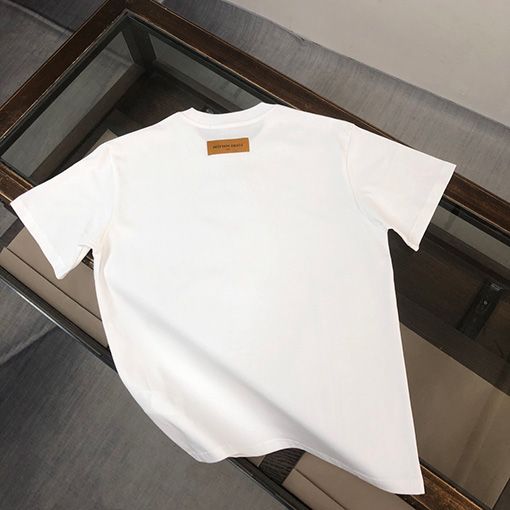 ルイヴィトン プリントロゴ柄半袖Tシャツ