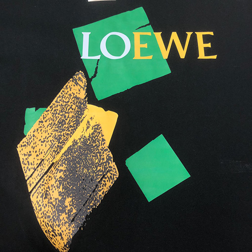 ロエベスーパーコピー   トッププリントロゴデザイン半袖Tシャツ