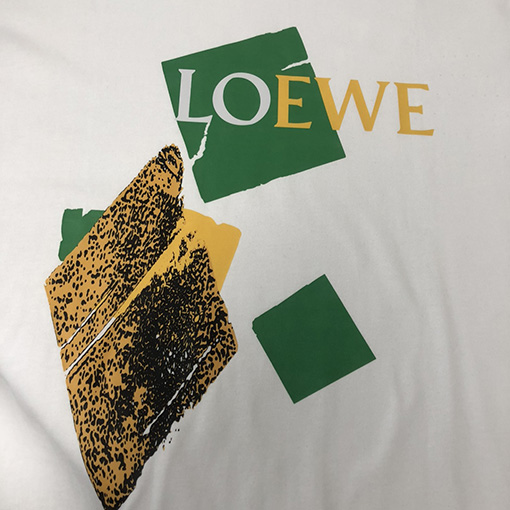 ロエベスーパーコピー   トッププリントロゴデザイン半袖Tシャツ