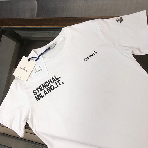 モンクレール カップル純綿半袖Tシャツ