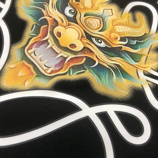 ロエベ 新しいドラゴン年のロゴ半袖Tシャツ