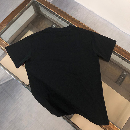 フェンディコピー  胸の前の楽しいロゴ半袖Tシャツ