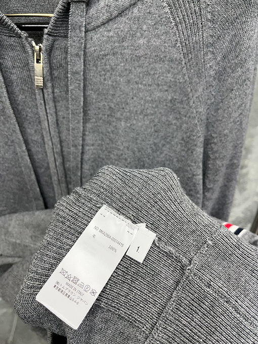 トムブラウンスーパーコピーニットジップアップフードジャンパー
