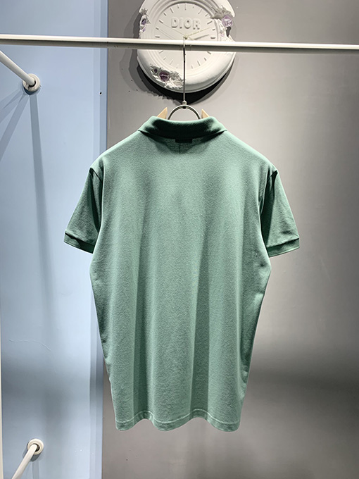 ディオール パールポロシャツ刺繍半袖Tシャツ