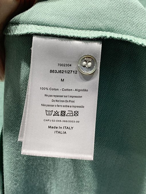 ディオール パールポロシャツ刺繍半袖Tシャツ