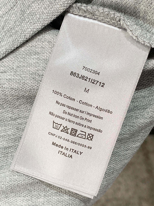 ディオール パールポロシャツ刺繍半袖Tシャツ