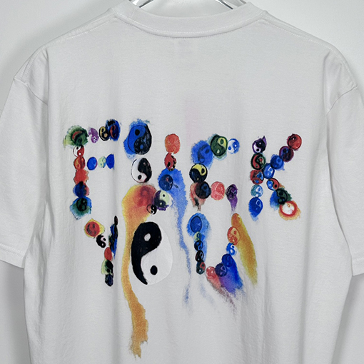 シュプリームコピー SUPREME FW24 YIN YANG TEE 八卦プリント半袖シャツ