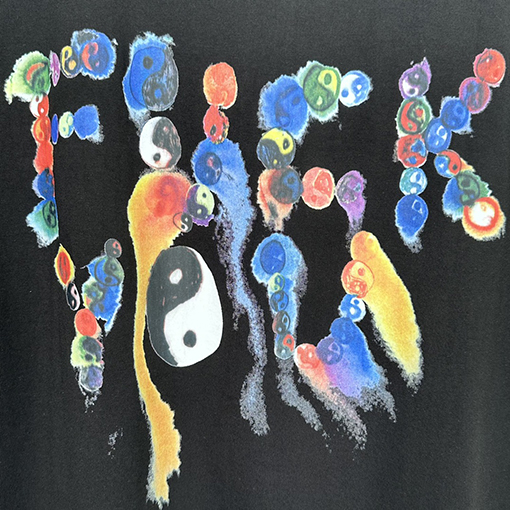 シュプリームコピー SUPREME FW24 YIN YANG TEE 八卦プリント半袖シャツ